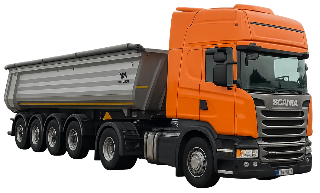 Ciężarówka Marko-Trans – transport wanna Polska